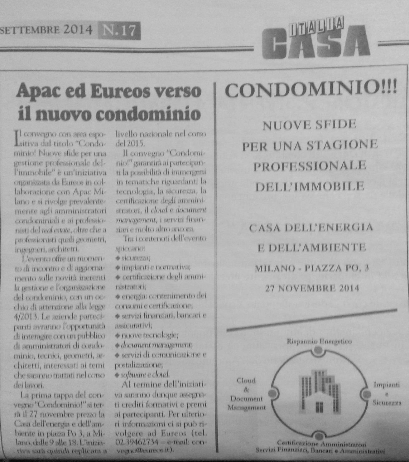 Articolo Italia Casa Settembre 2014